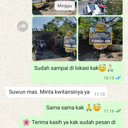 Pengiriman Papan Bunga Duka Terminal Poris Plawad