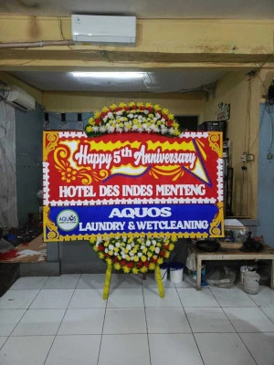 Papan Bunga di Terminal Poris Plawad