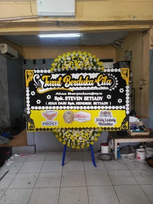 Papan Bunga di Terminal Poris Plawad