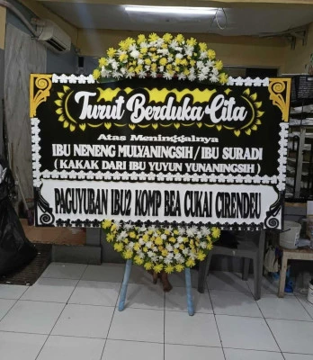 Papan Bunga di Terminal Poris Plawad