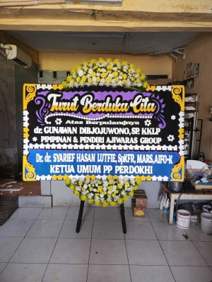 Papan Bunga di Terminal Poris Plawad